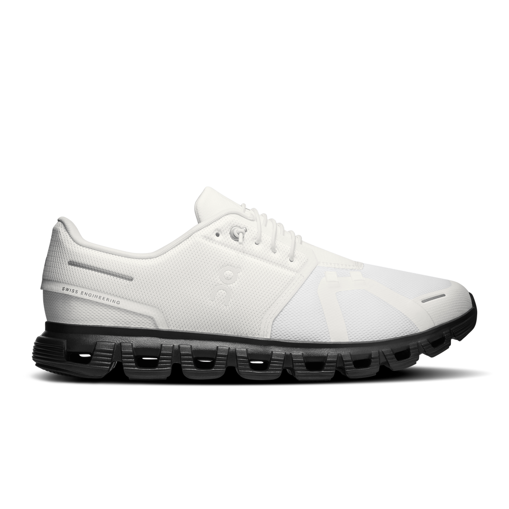 On Running Men's Cloud 6 Shoes - White / Black