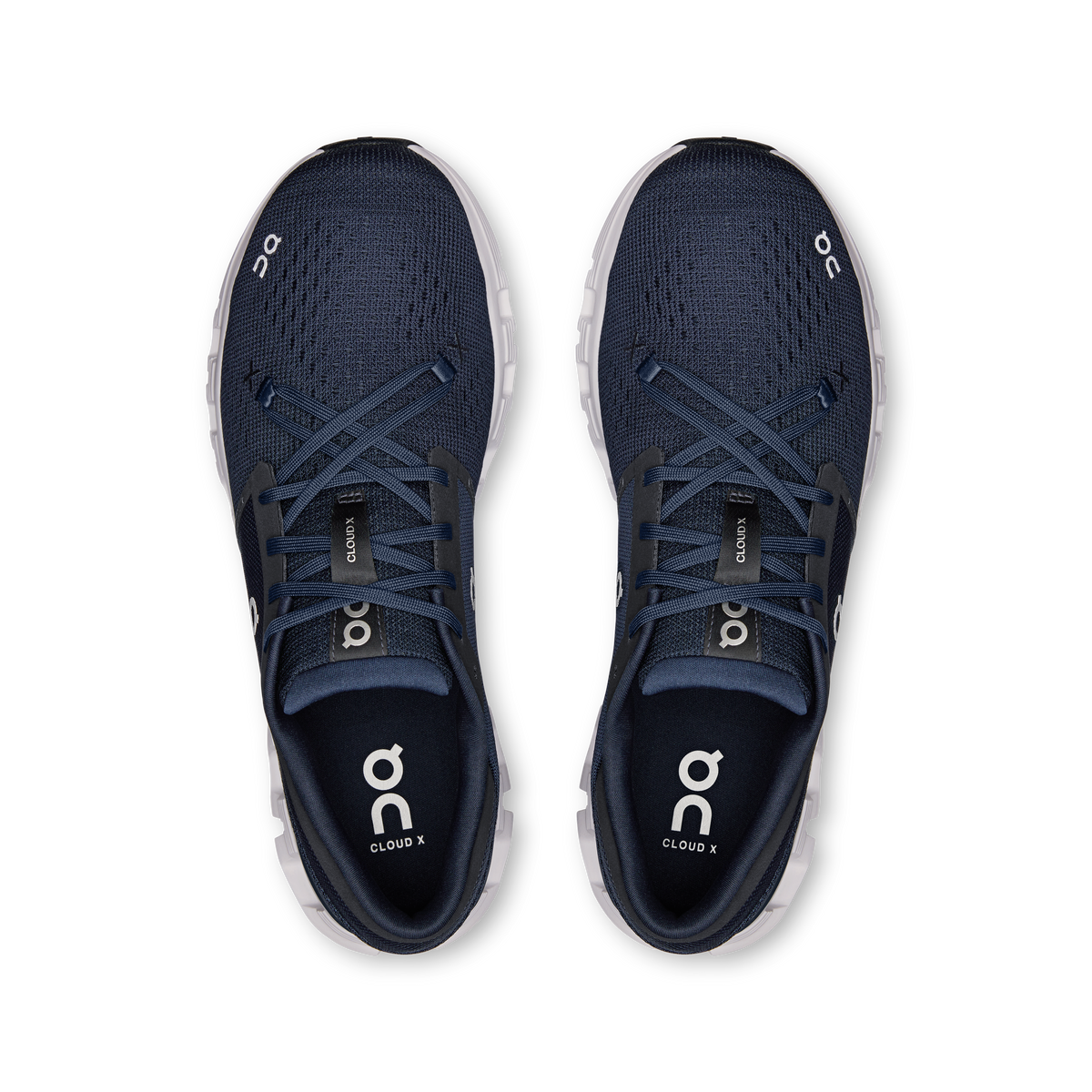 On Running Men's Cloud X 4 Shoes - Ink / Ivory