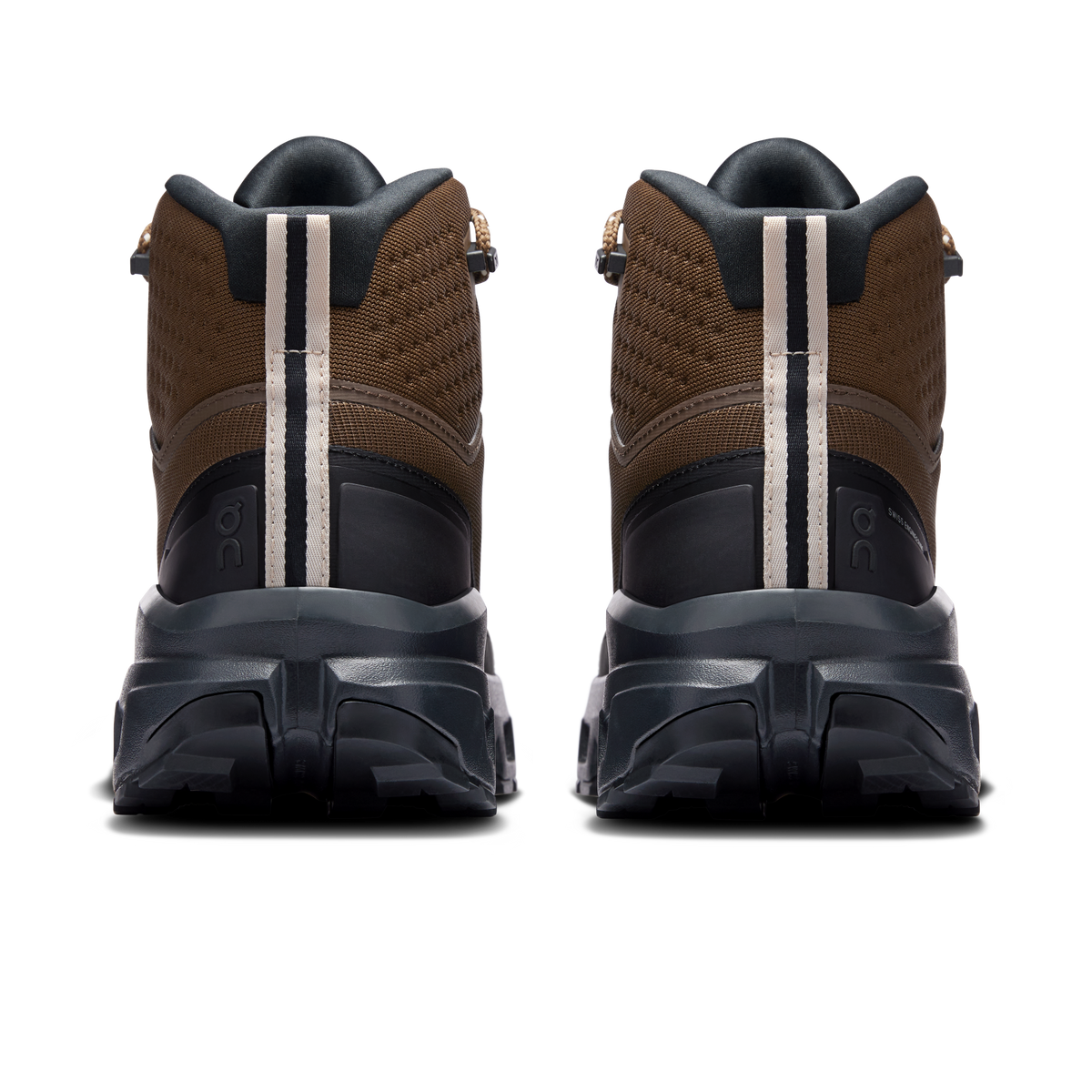On Running Men's Cloudrock Mid Waterproof Shoes - Earth / Black