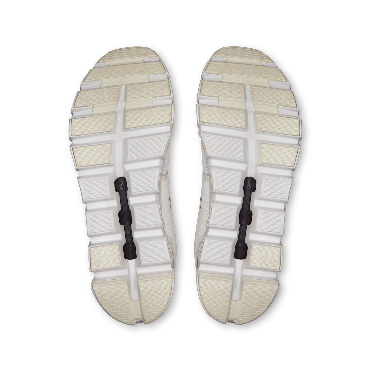 On Running Men's Cloud 6 Wide Shoes - White / White