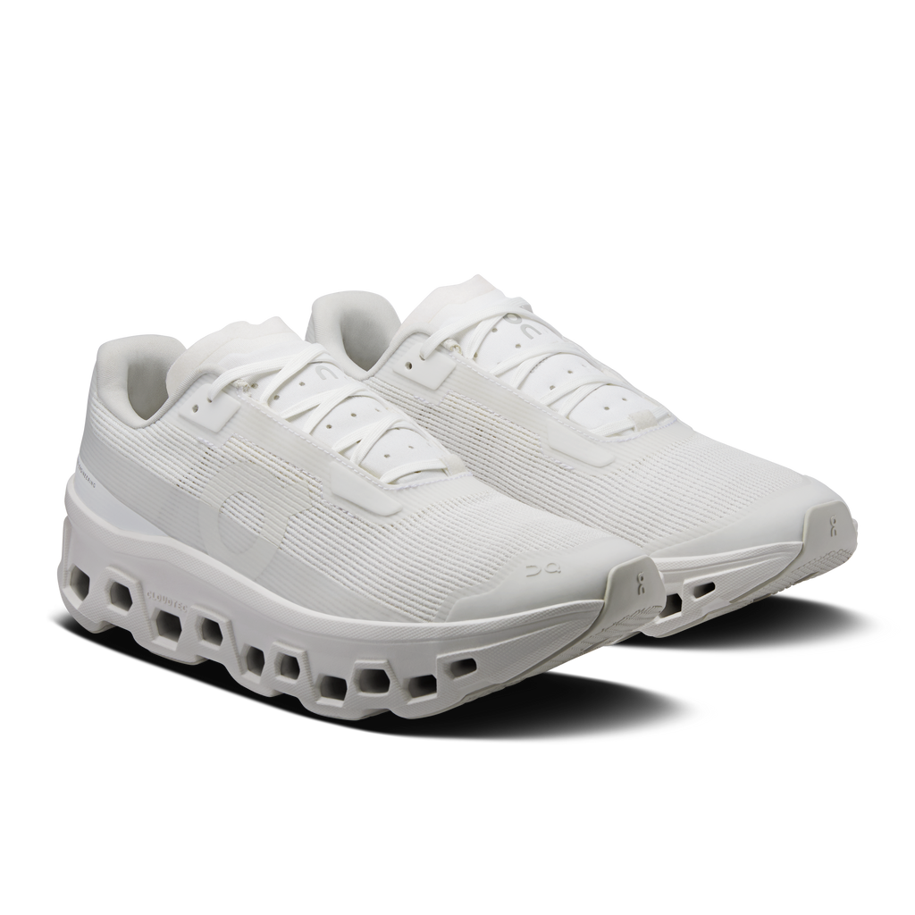 On Running Women's Cloudmonster Void Shoes - White / White
