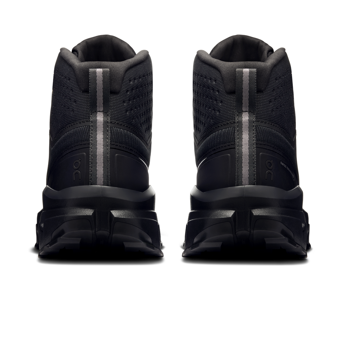 On Running Men's Cloudrock Mid Waterproof Shoes - Black / Black