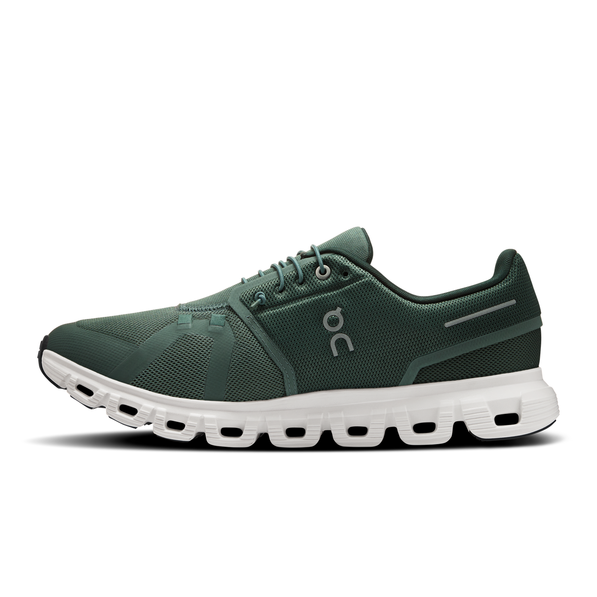 On Running Men's Cloud 6 Shoes - Olive / Evergreen
