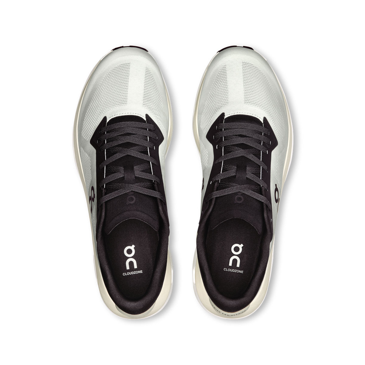 On Running Men's Cloudzone Shoes - Ice / Black