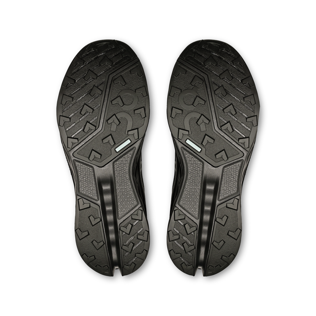On Running Women's Cloudsurfer Trail 2 Shoes - Black / Black