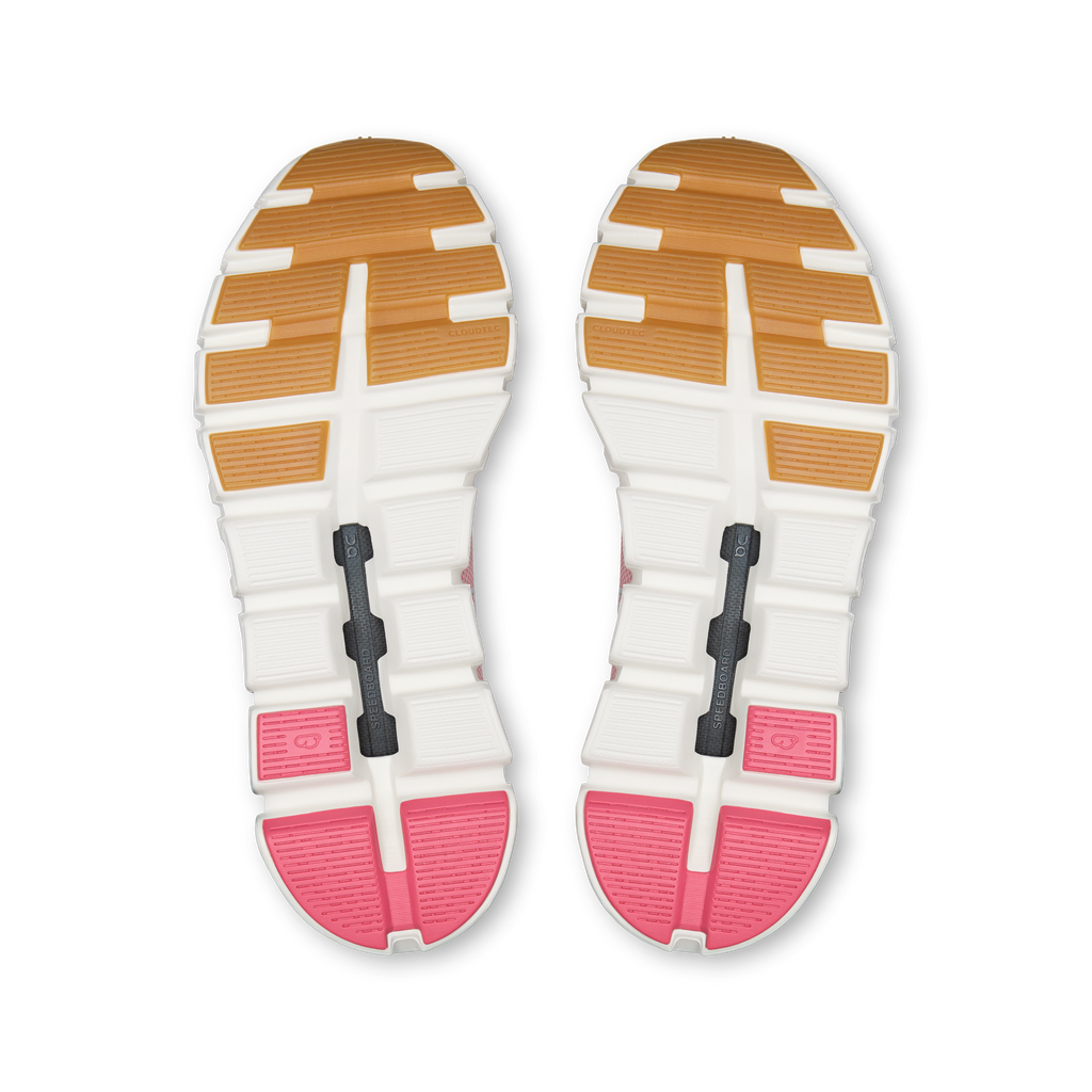 On Running Women's Cloud 6 Versa Shoes - Ivory / Camellia