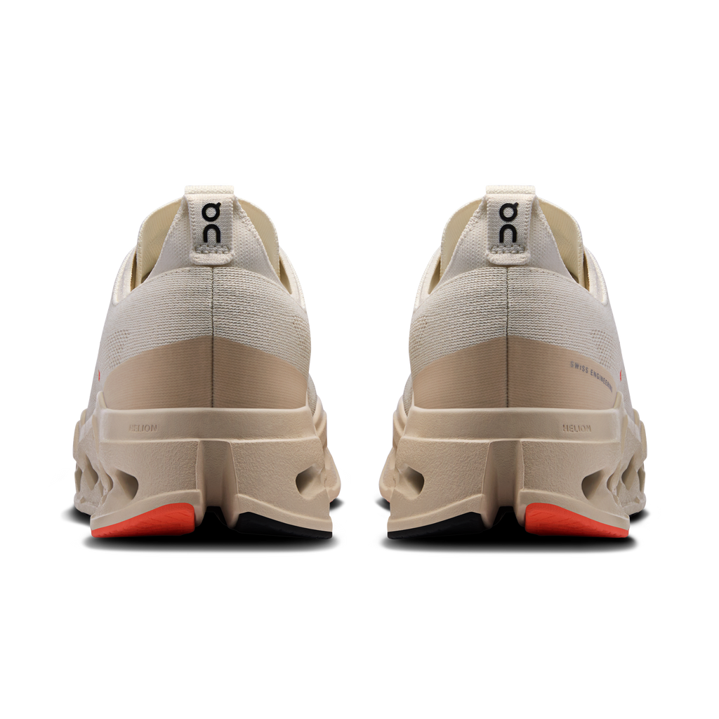 On Running Men's Cloudsurfer Max Shoes - Ivory / Salmon