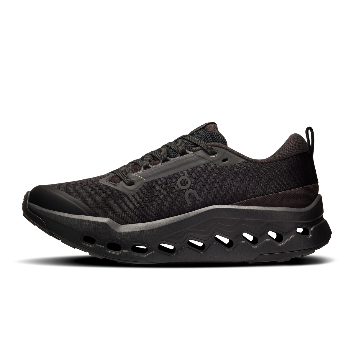 On Running Women's Cloudsurfer Trail 2 Shoes - Black / Black