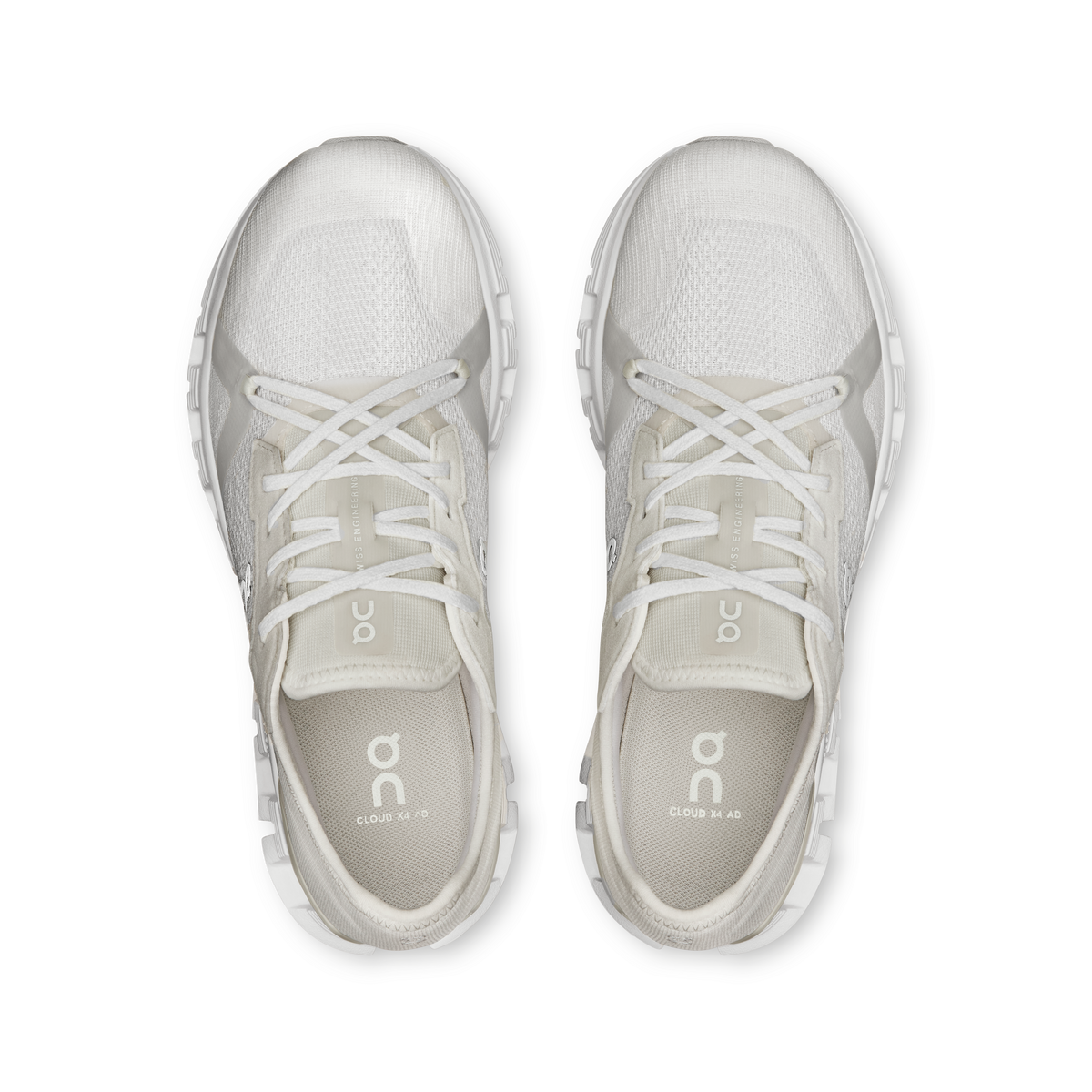 On Running Women's Cloud X 4 Ad Shoes - White / Wolf