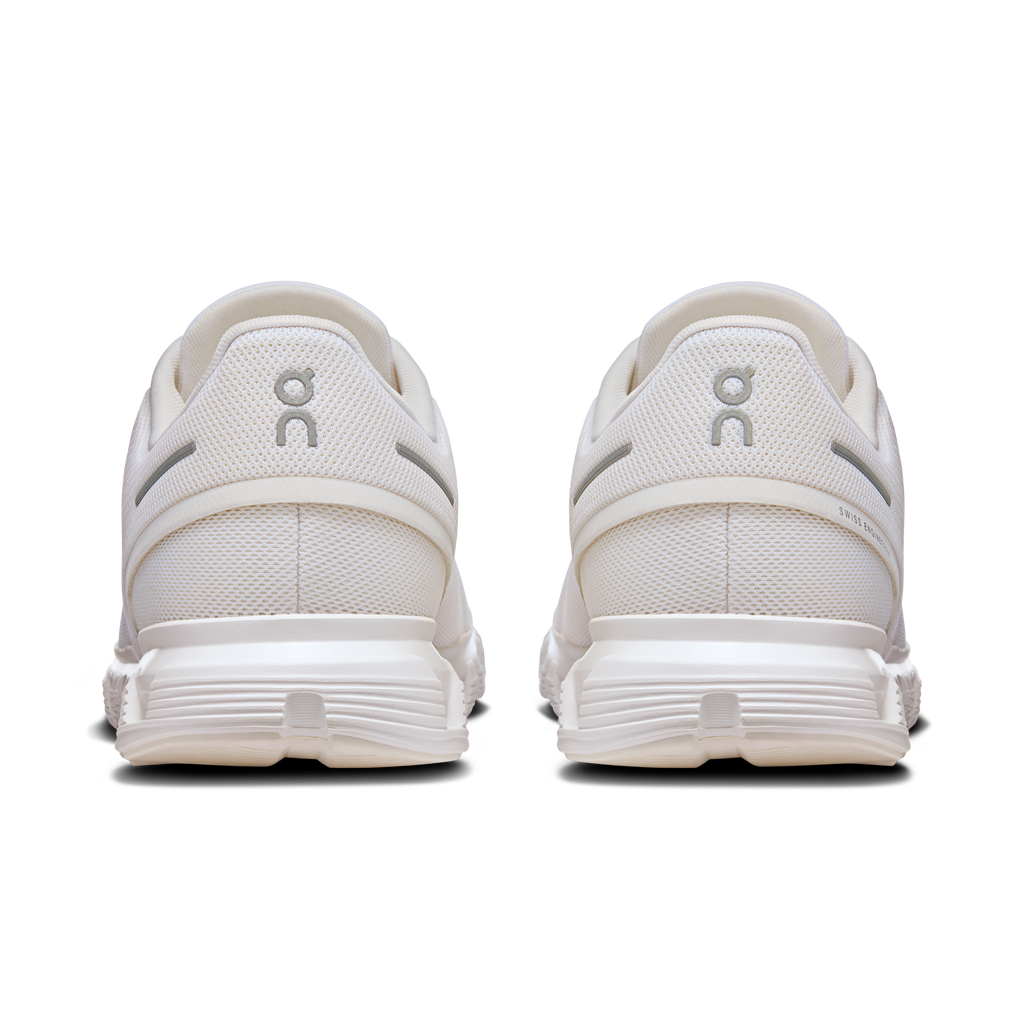 On Running Men's Cloud 6 Wide Shoes - White / White