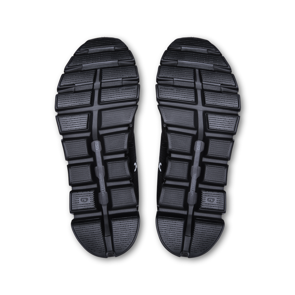 On Running Women's Cloud 6 Waterproof Shoes - Black / Black