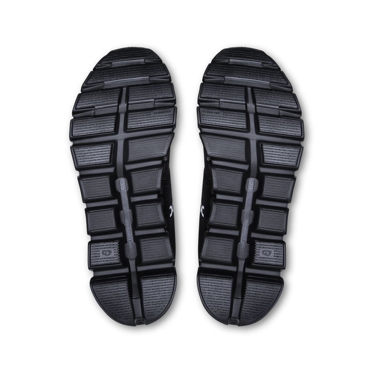 On Running Women's Cloud 6 Waterproof Shoes - Black / Black