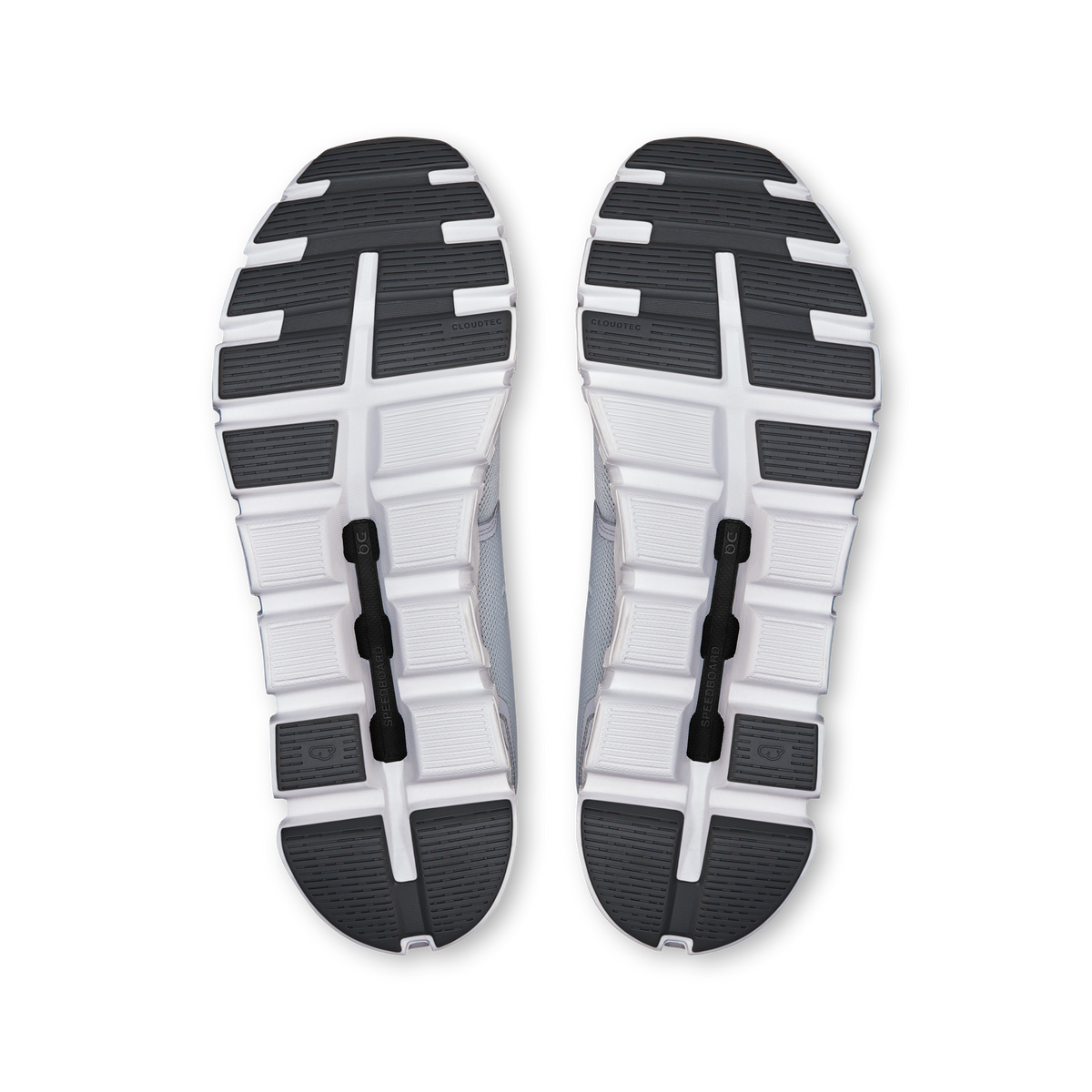 On Running Men's Cloud 6 Wide Shoes - Glacier / White