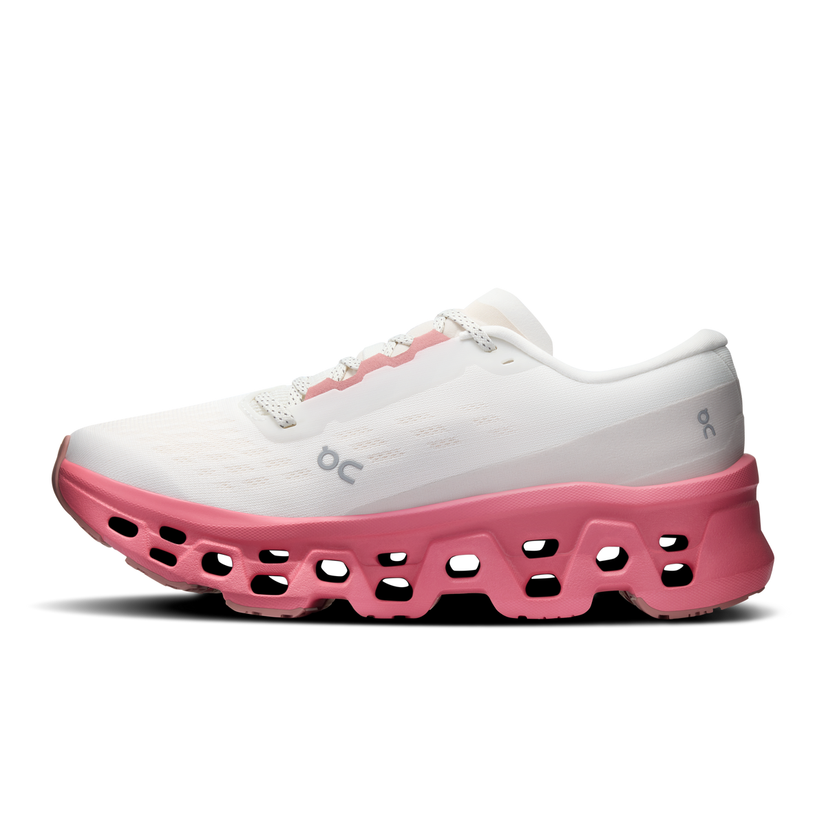 On Running Women's Cloudmonster 3 Shoes - Ivory / Camellia