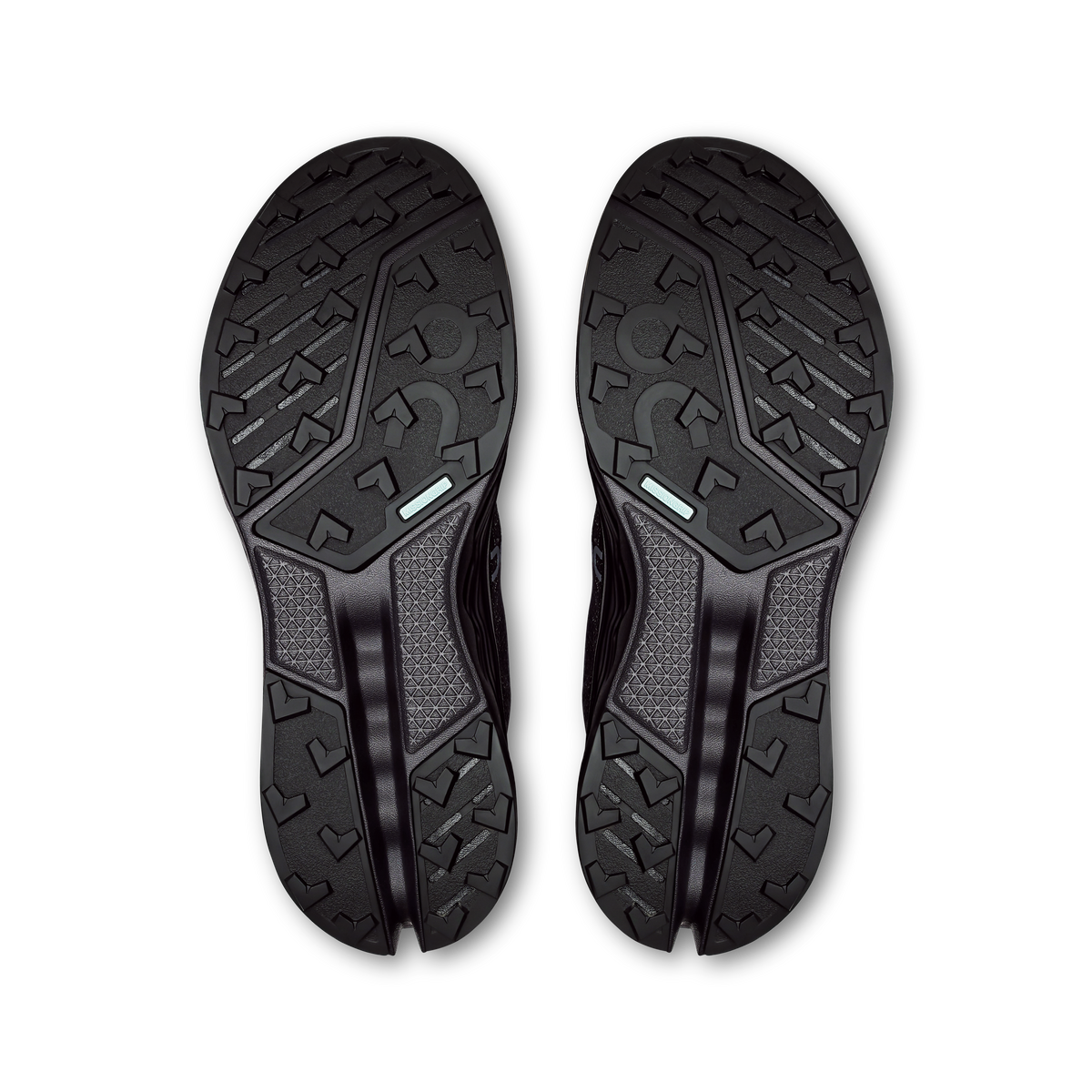 On Running Men's Cloudsurfer Trail 2 Waterproof Shoes - Black / Black