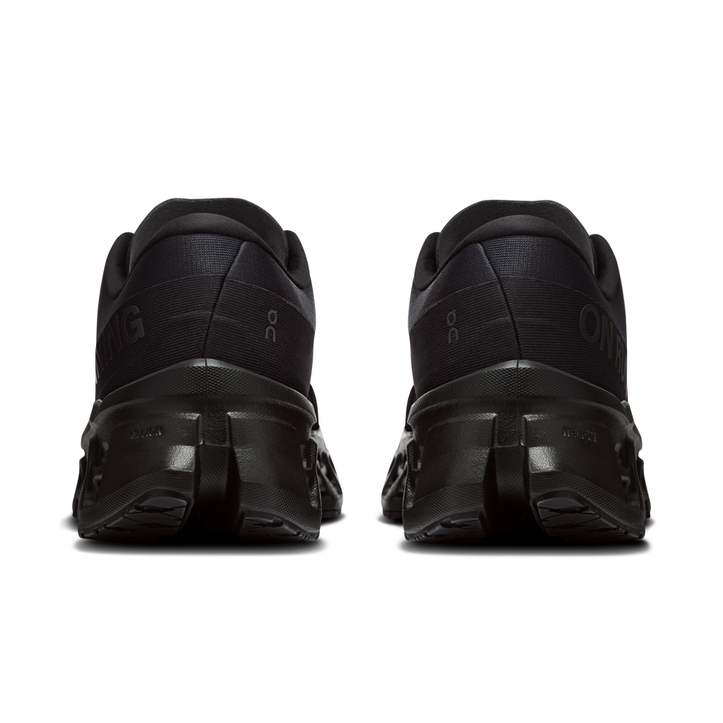 On Running Men's Cloudmonster 3 Wide Shoes - Black / Black