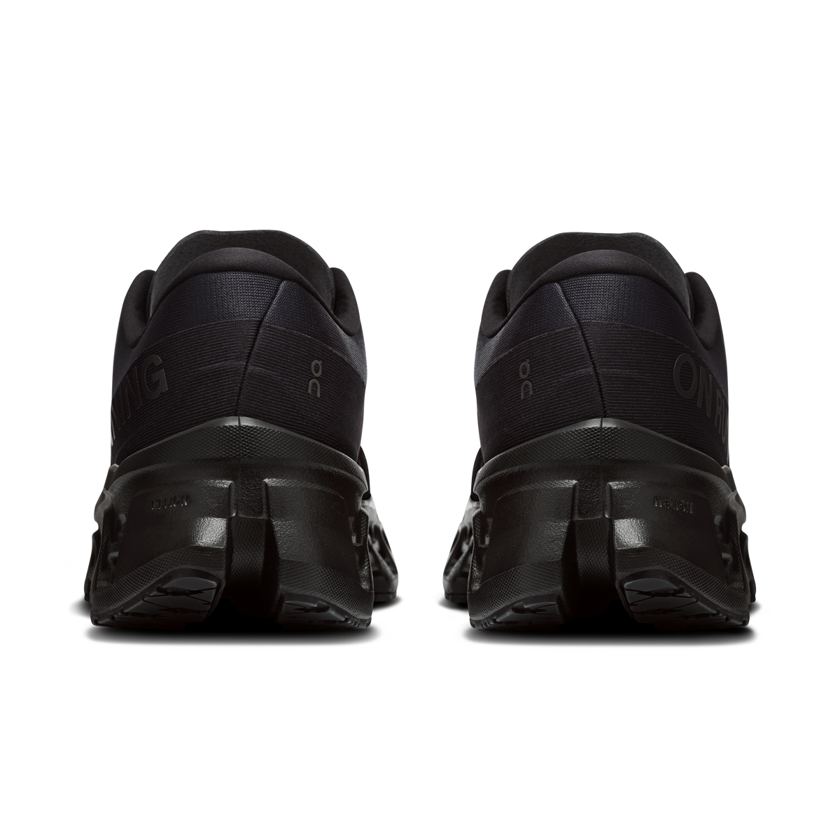 On Running Men's Cloudmonster 3 Wide Shoes - Black / Black