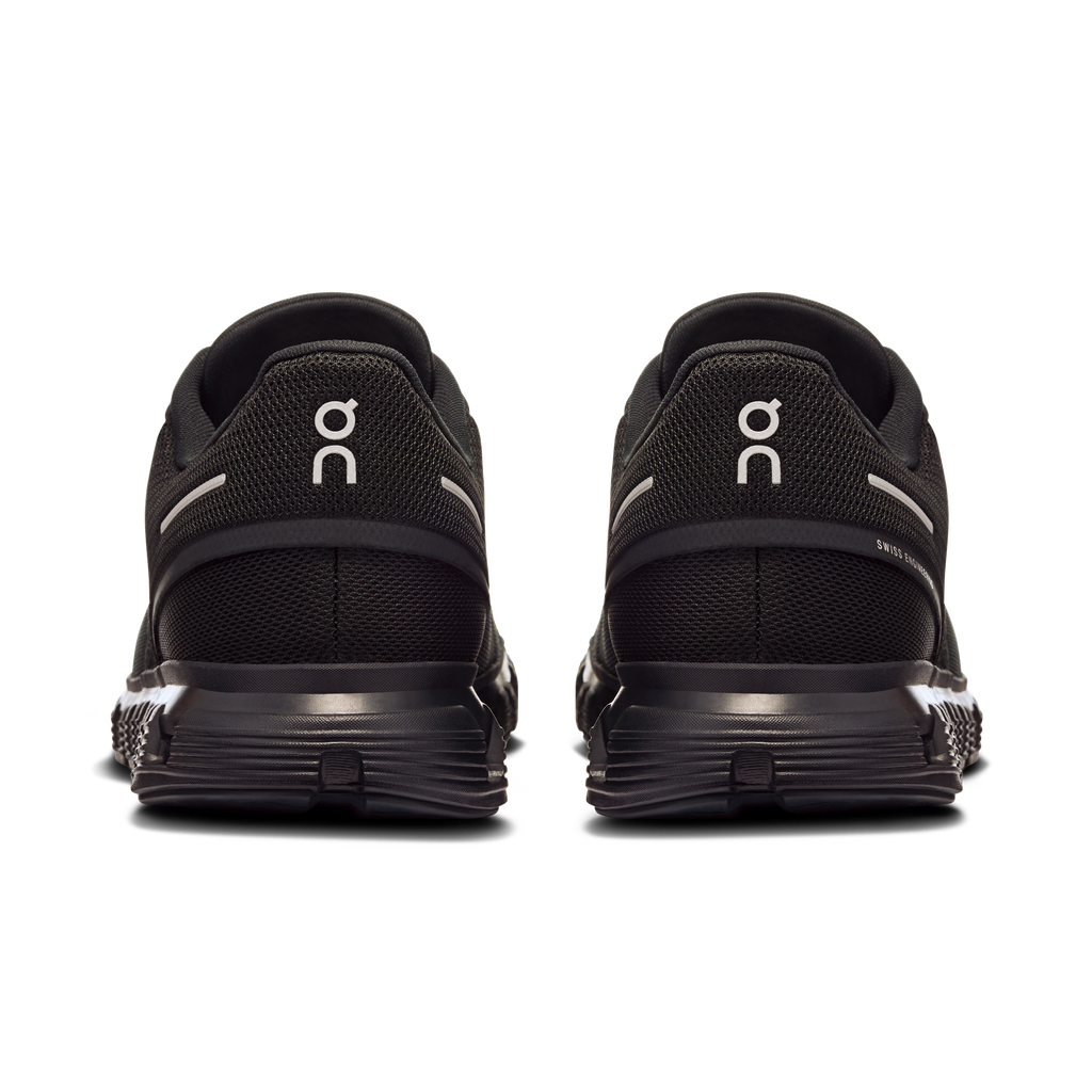 On Running Men's Cloud 6 Wide Shoes - Black / Black