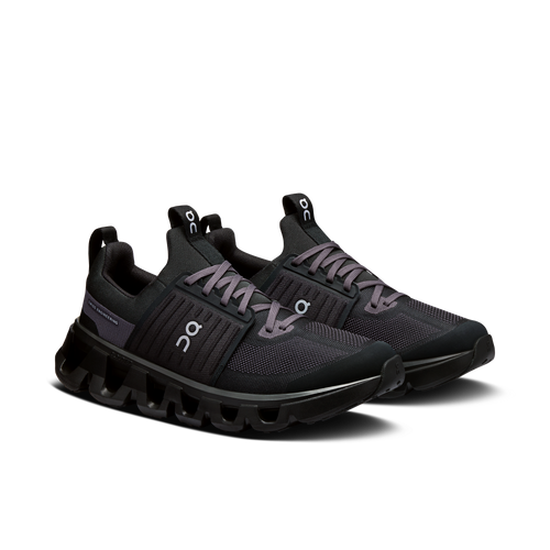 On Running Kids' Cloudswift Youth Shoes - Black / Eclipse