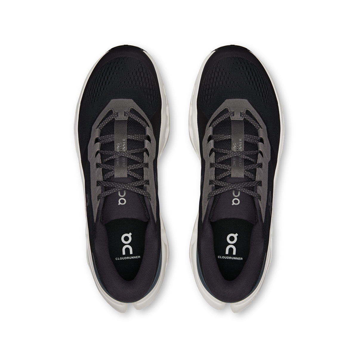 On Running Men's Cloudrunner 3 Shoes - Black / Ivory