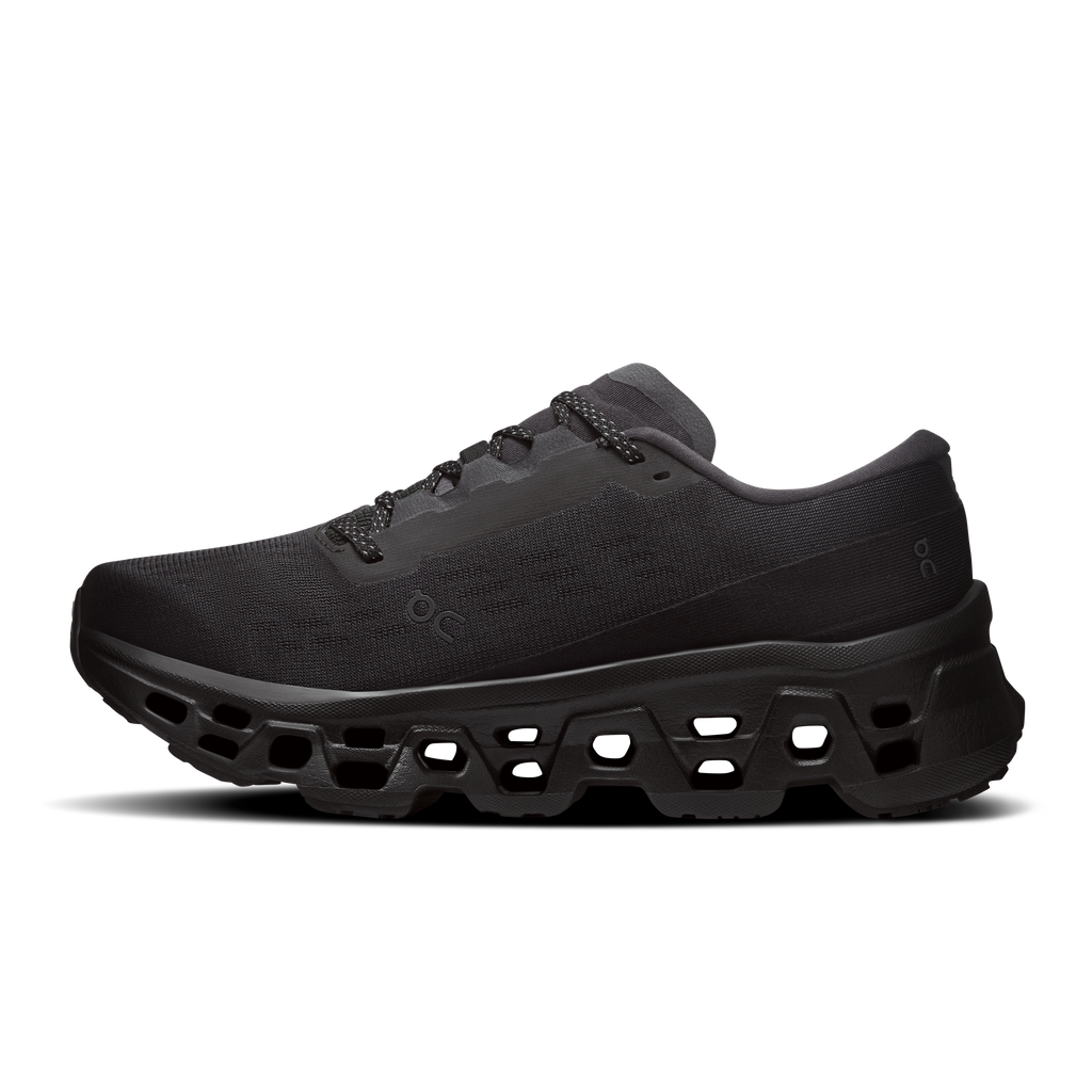 On Running Women's Cloudmonster 3 Shoes - Black / Black
