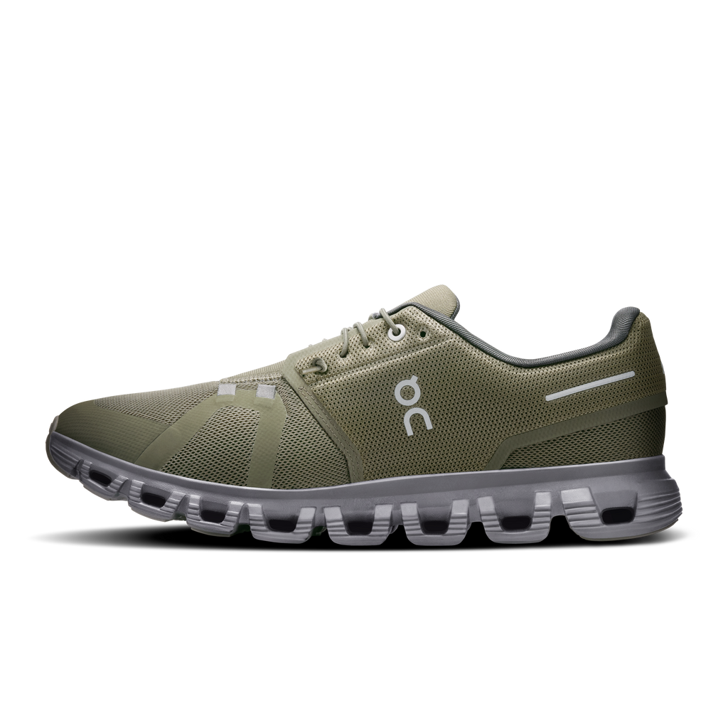 On Running Men's Cloud 6 Shoes - Olive / Eclipse