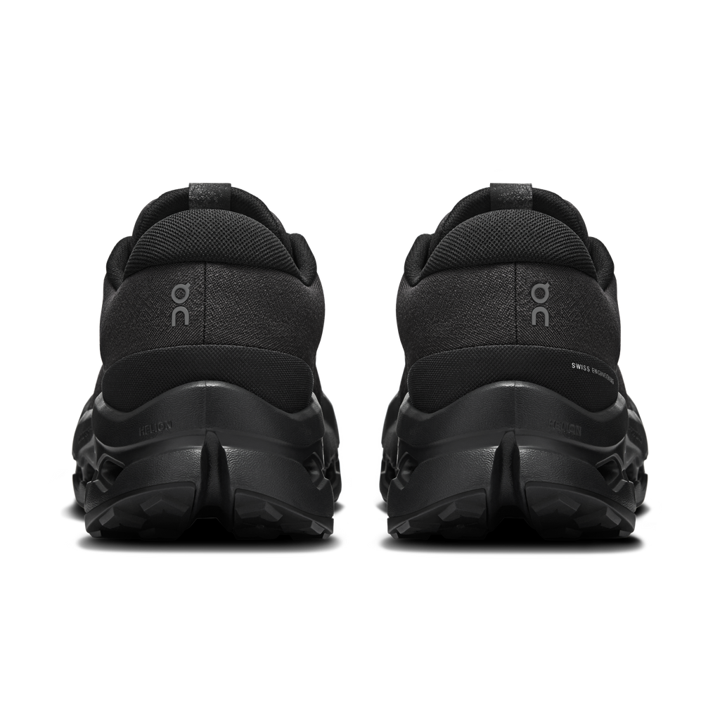 On Running Men's Cloudsurfer Trail 2 Waterproof Shoes - Black / Black