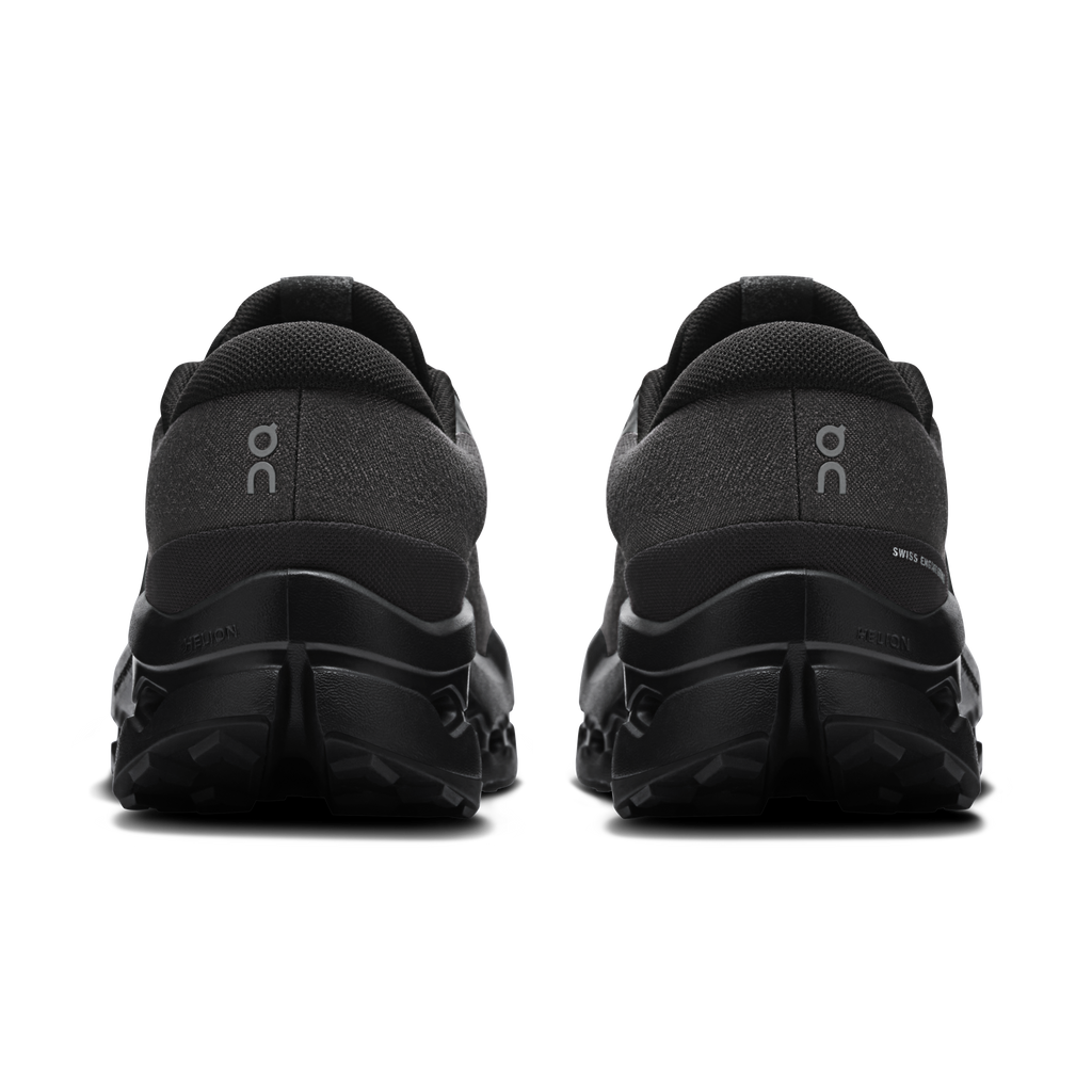 On Running Women's Cloudsurfer Trail 2 Waterproof Shoes - Black / Black