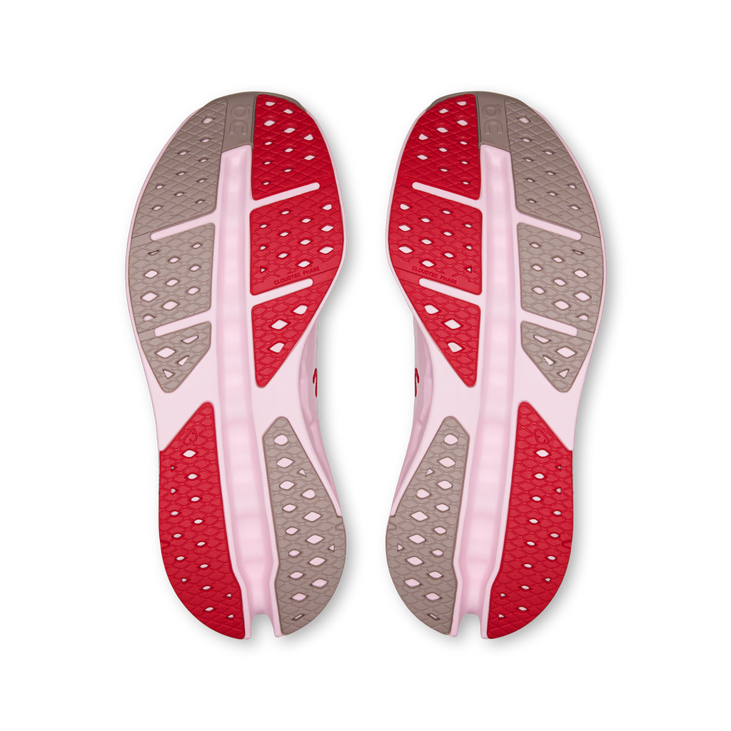 On Running Women's Cloudsurfer Max Shoes - Ivory / Peony