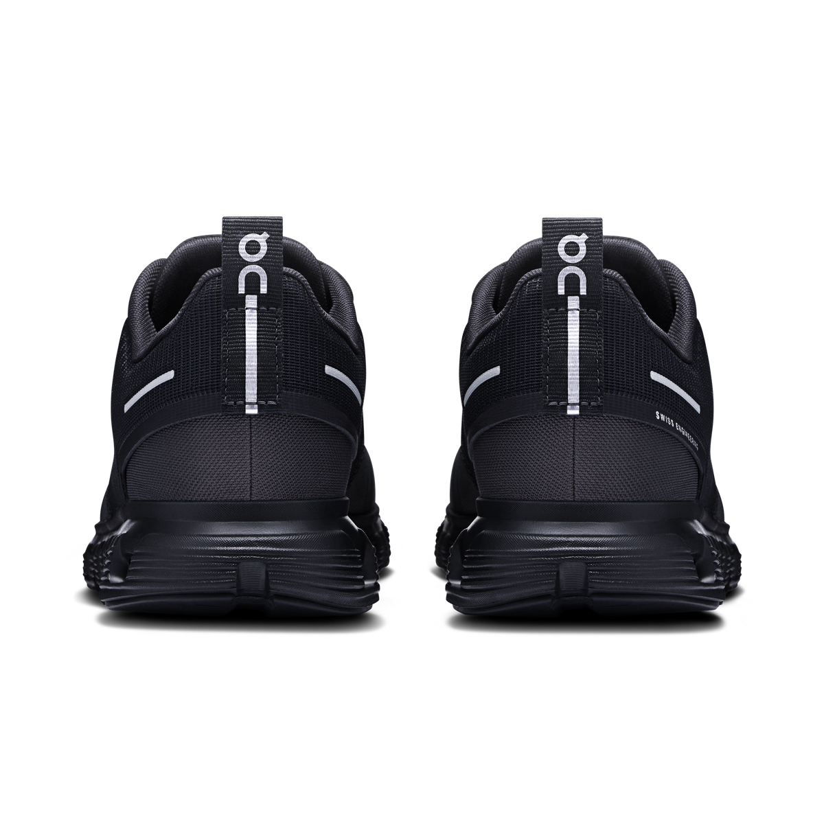 On Running Women's Cloud 6 Waterproof Shoes - Black / Black