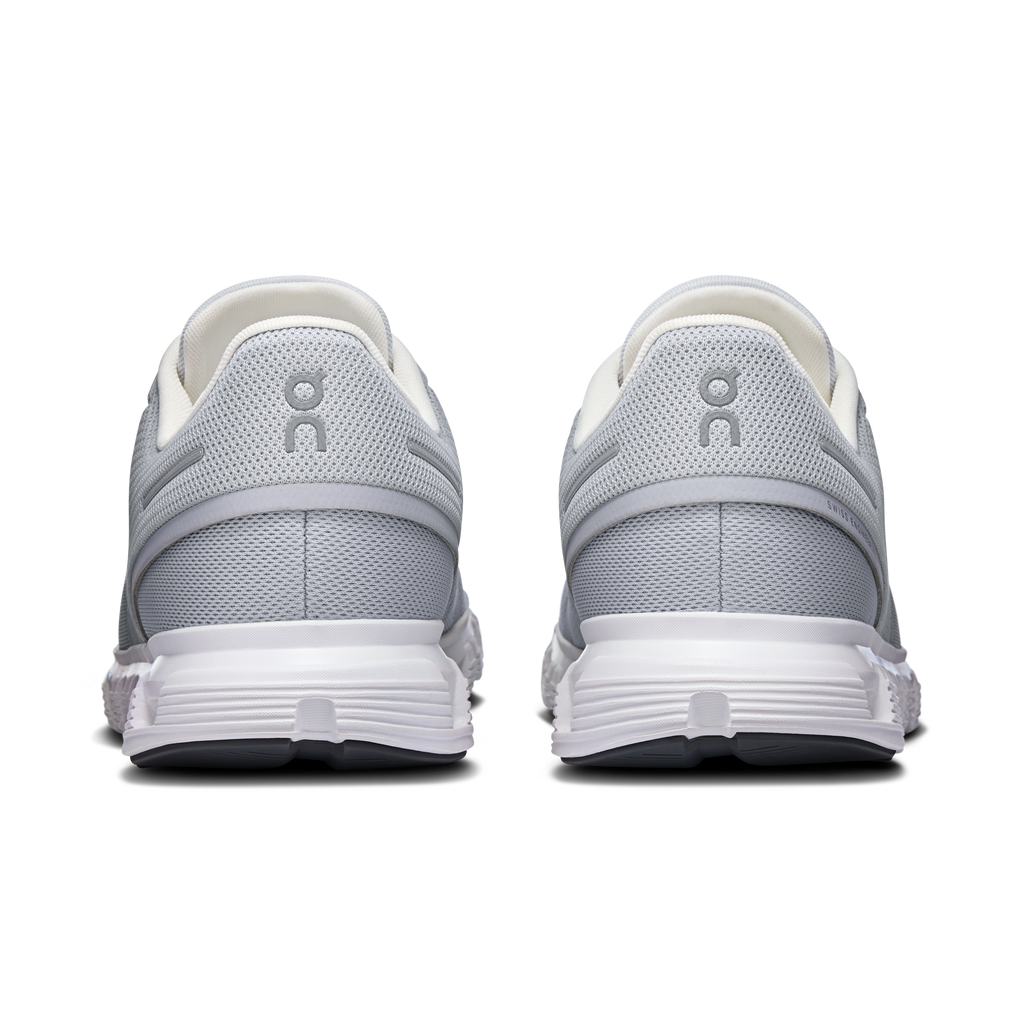 On Running Men's Cloud 6 Wide Shoes - Glacier / White
