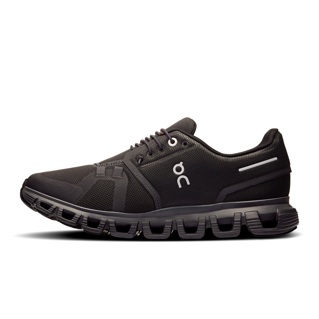 On Running Women's Cloud 6 Wide Shoes - Black / Black