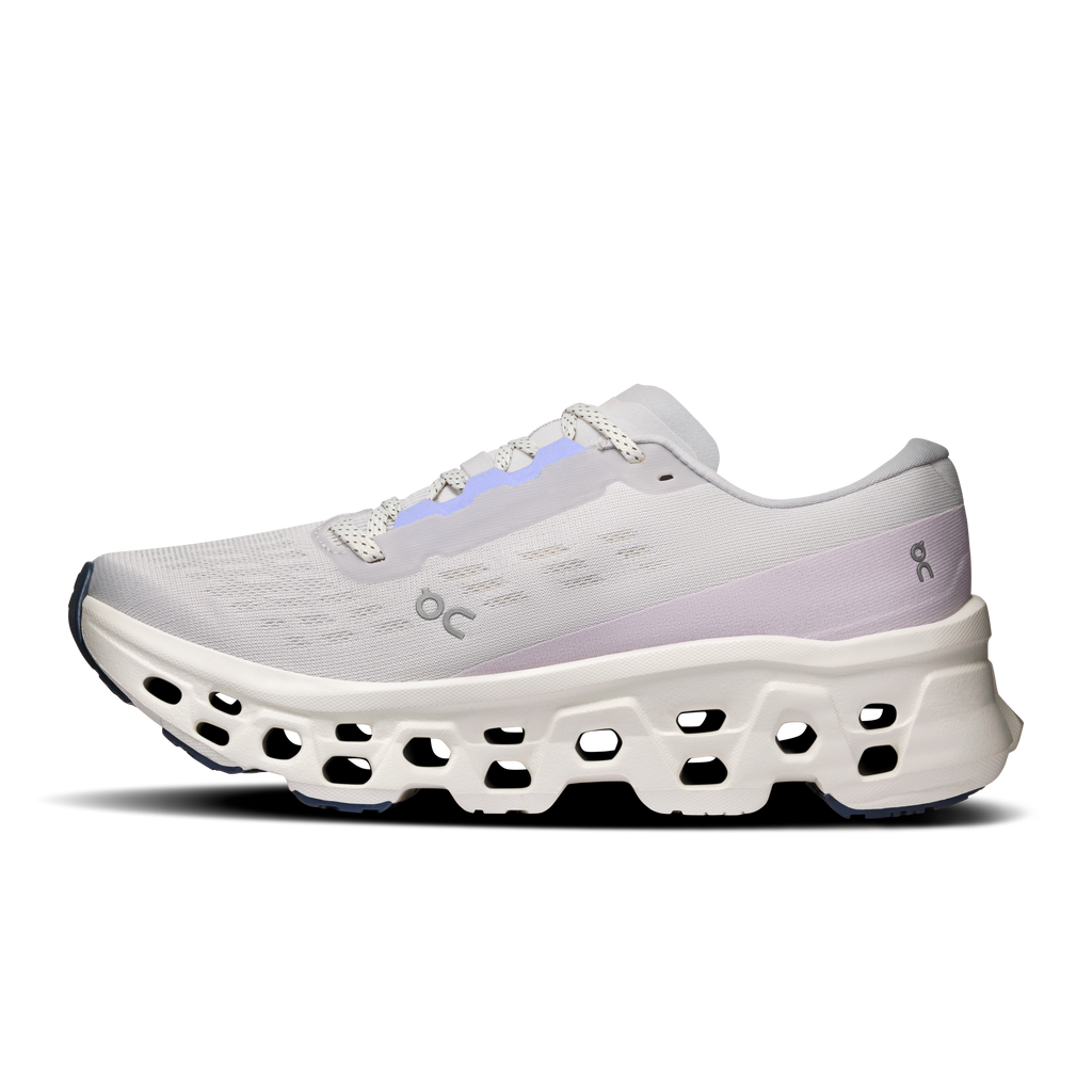 On Running Women's Cloudmonster 3 Wide Shoes - Frost / Ivory