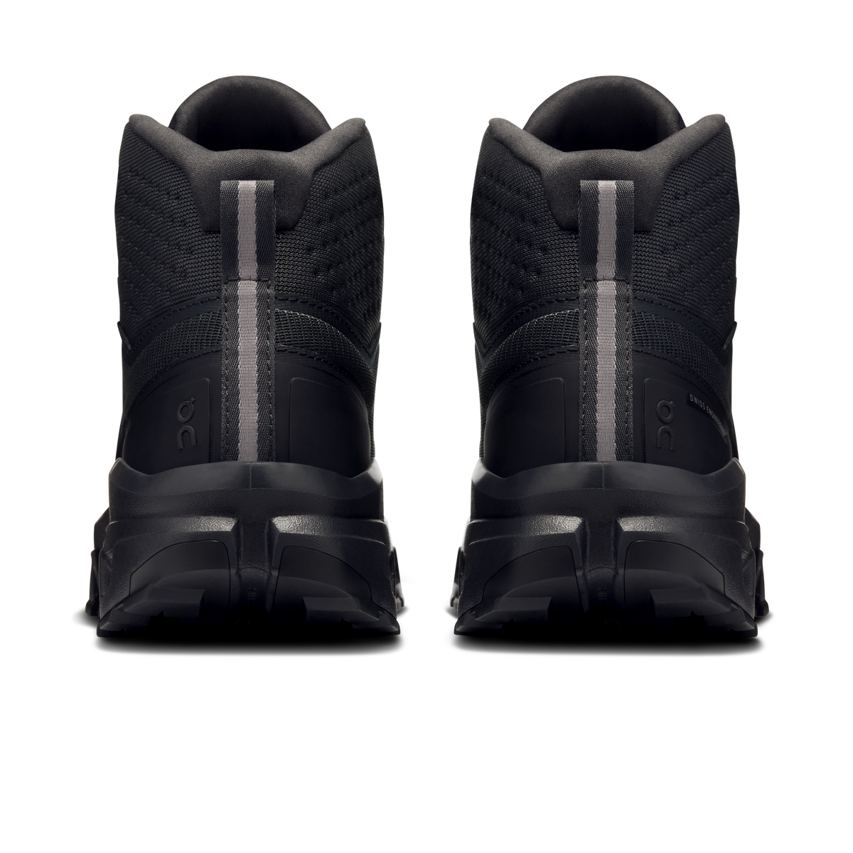 On Running Women's Cloudrock Mid Waterproof Shoes - Black / Black