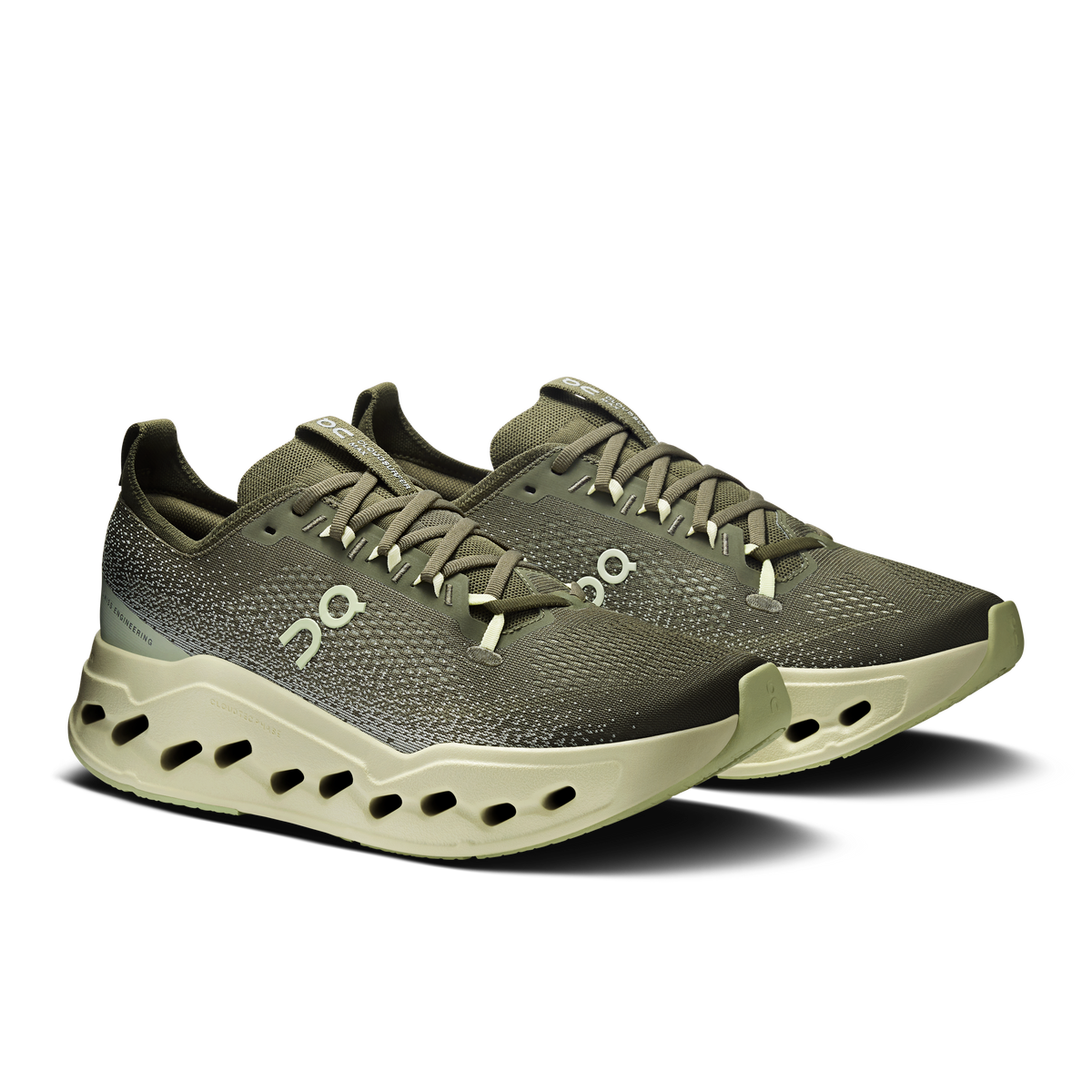 On Running Men's Cloudsurfer Max Shoes - Olive / Seedling