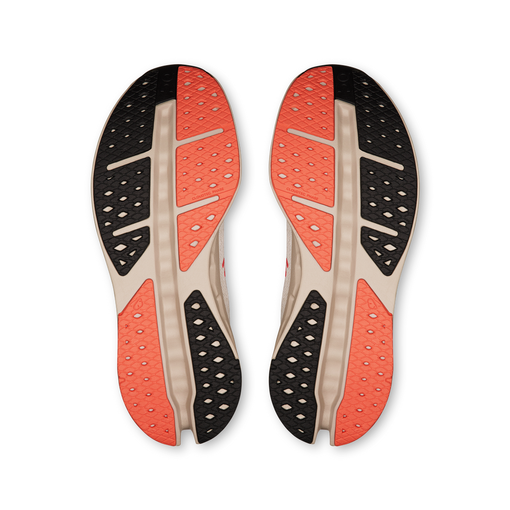On Running Men's Cloudsurfer Max Shoes - Ivory / Salmon