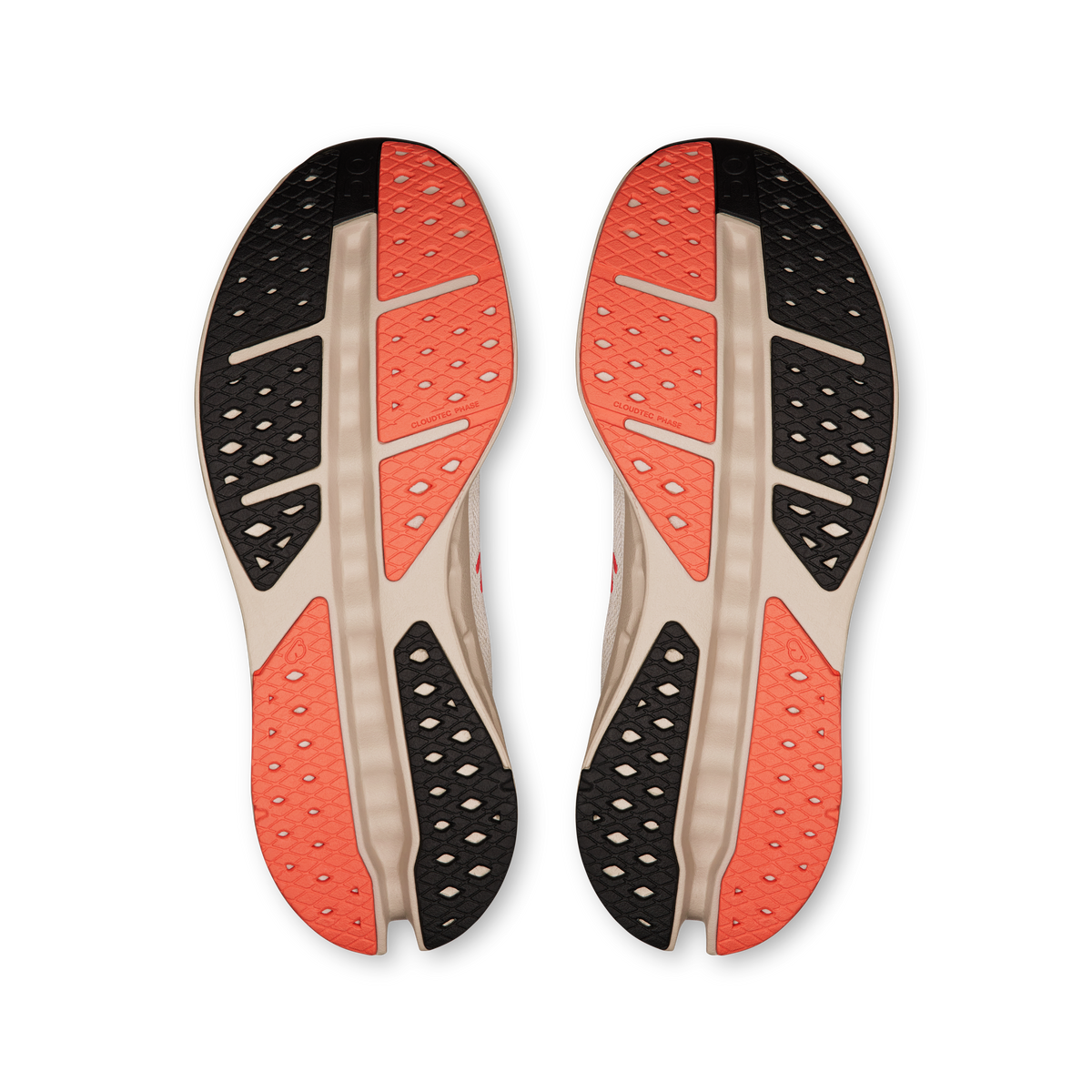 On Running Men's Cloudsurfer Max Shoes - Ivory / Salmon