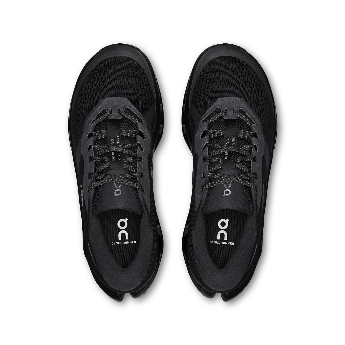 On Running Men's Cloudrunner 3 Shoes - Black / Black