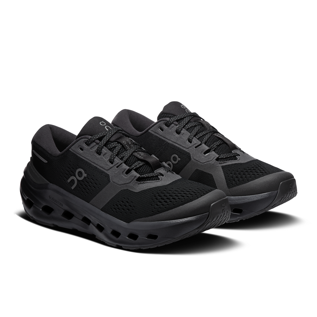 On Running Men's Cloudrunner 3 Shoes - Black / Black