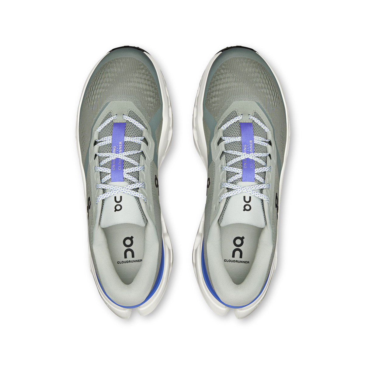 On Running Men's Cloudrunner 3 Shoes - Tin / Iceberg