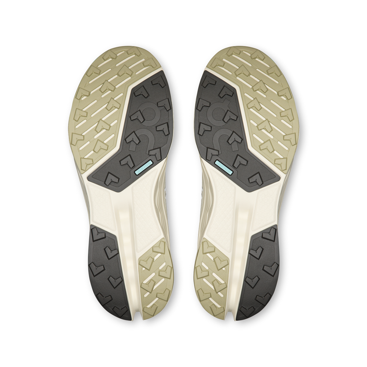 On Running Men's Cloudsurfer Trail 2 Shoes - Chalk / Ghost