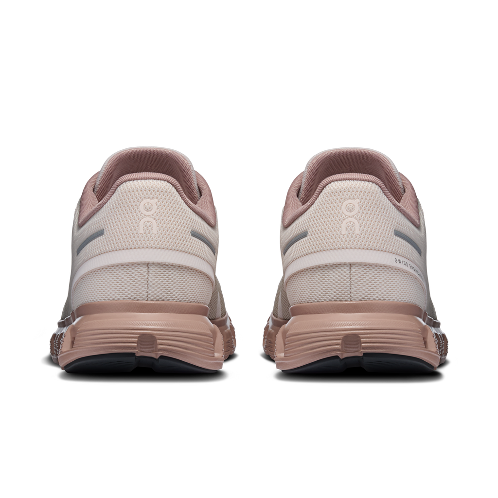On Running Women's Cloud 6 Shoes - Oyster / Biscuit