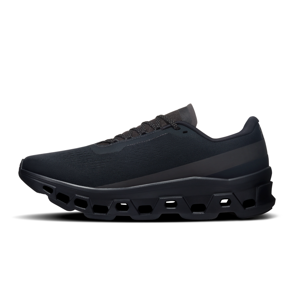 On Running Men's Cloudmonster 1 Shoes - Black / Black