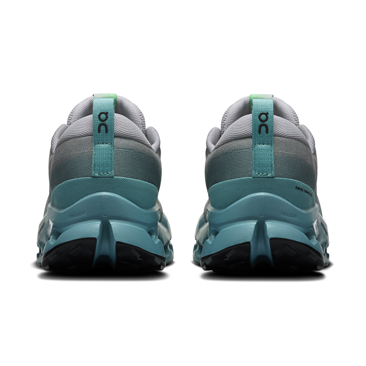 On Running Men's Cloudsurfer Trail 2 Shoes - Platinum / Tide