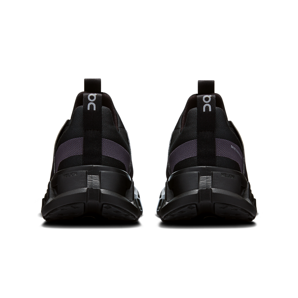 On Running Kids' Cloudswift Youth Shoes - Black / Eclipse