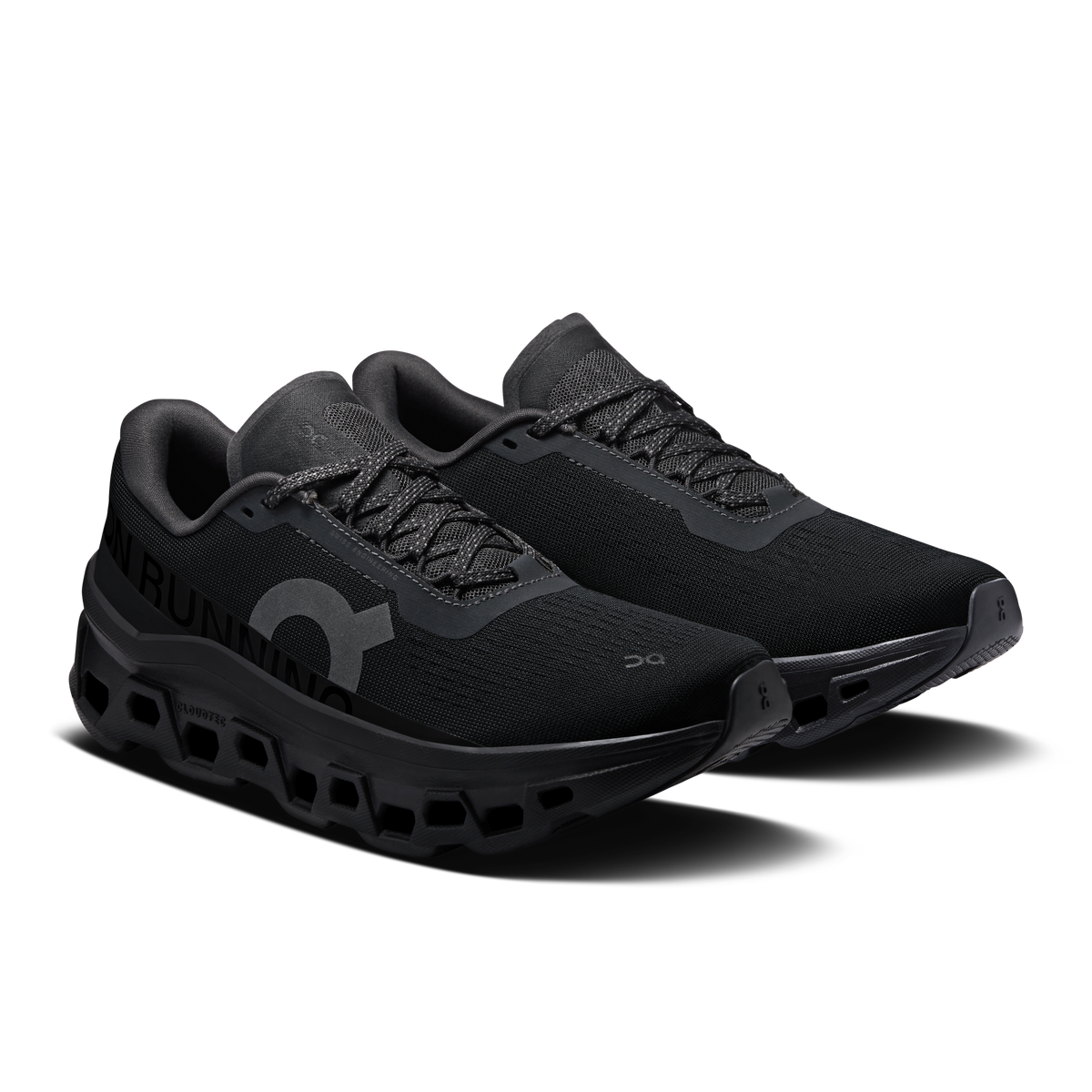 On Running Women's Cloudmonster 1 Shoes - Black / Black