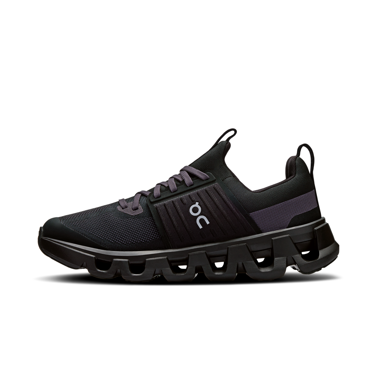 On Running Kids' Cloudswift Youth Shoes - Black / Eclipse
