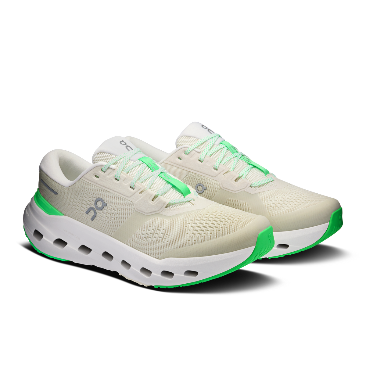 On Running Men's Cloudrunner 3 Wide Shoes - Ghost / Verdite