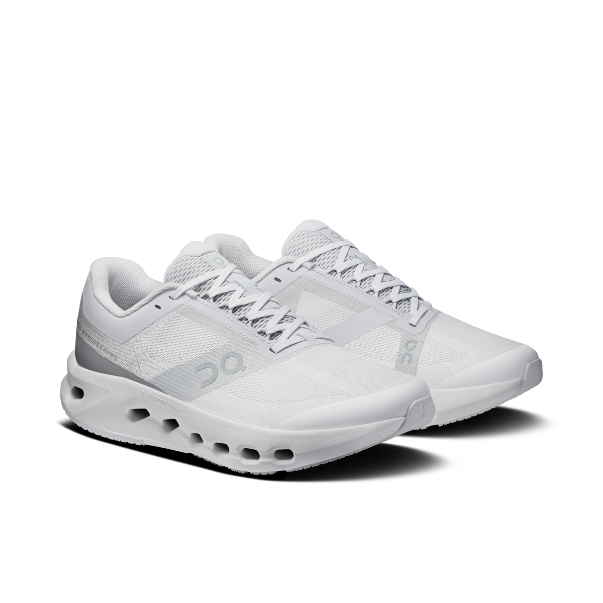 On Running Kids' Cloudsurfer Youth Shoes - Frost / White