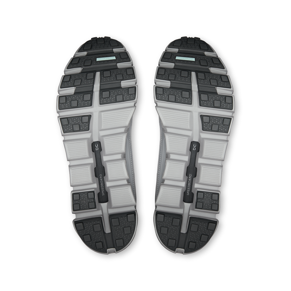 On Running Men's Cloud 6 Geo Waterproof Shoes - Alloy / Alloy